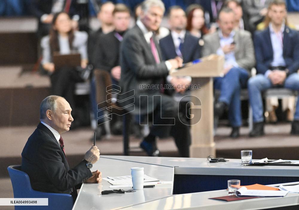 Putin's Annual Year End Press Conference - Moscow