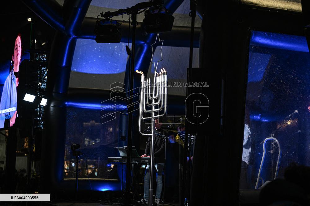 Pro-Israel Demonstration Held in Central Amsterdam