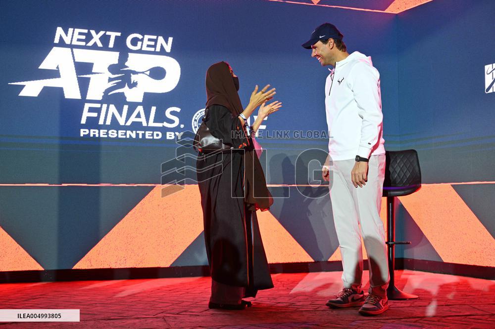 Rafael Nadal at Next Gen ATP Finals Presented by PIF - Jeddah