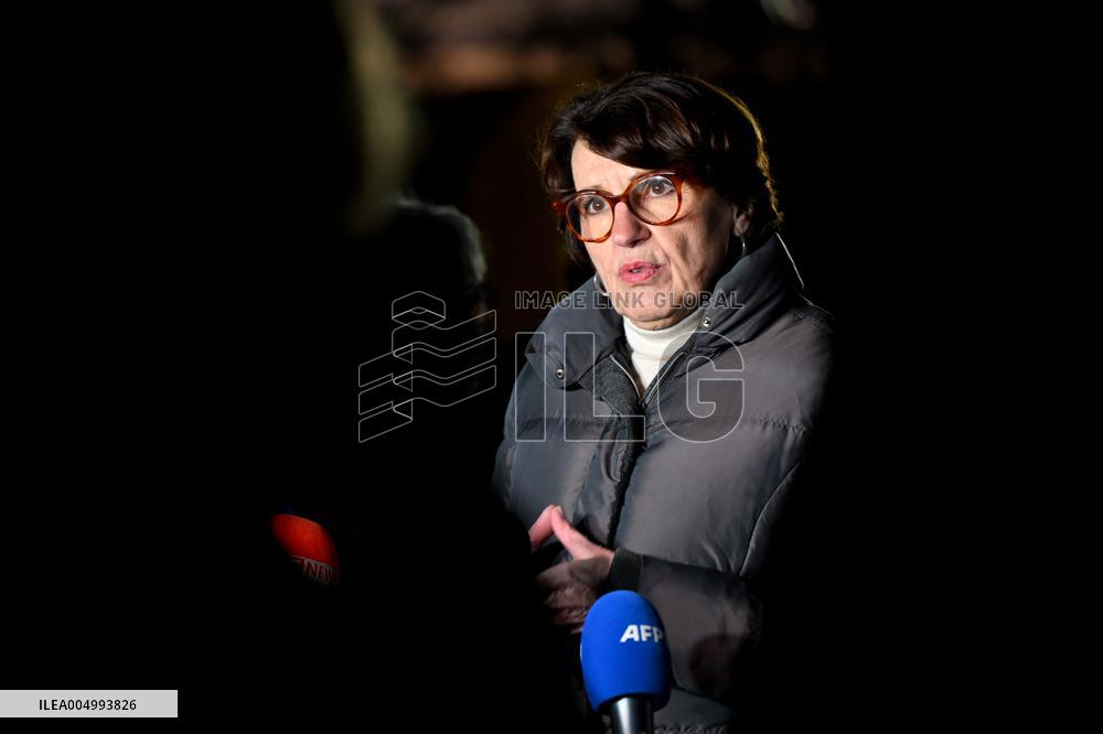 French Minister of Agriculture Visits A Farm - Yvelines