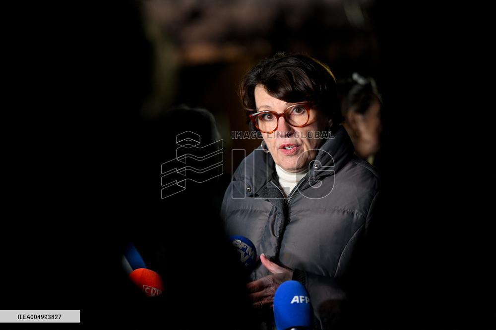 French Minister of Agriculture Visits A Farm - Yvelines