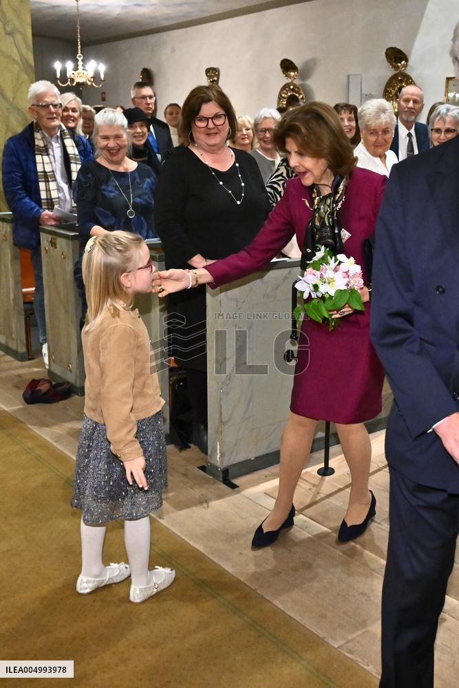 SWEDEN ROYALS ANNIVERSARY CONCERT THE CHURCH OF FINLAND