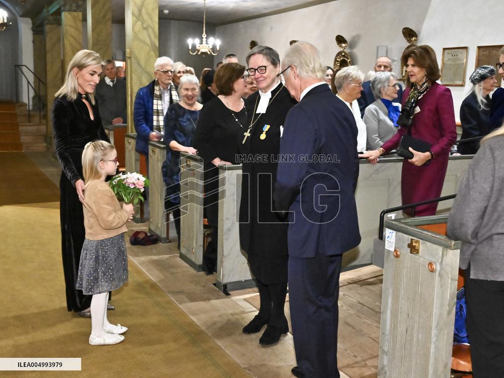 SWEDEN ROYALS ANNIVERSARY CONCERT THE CHURCH OF FINLAND