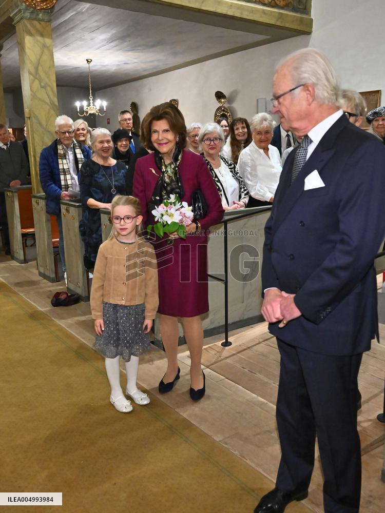 SWEDEN ROYALS ANNIVERSARY CONCERT THE CHURCH OF FINLAND