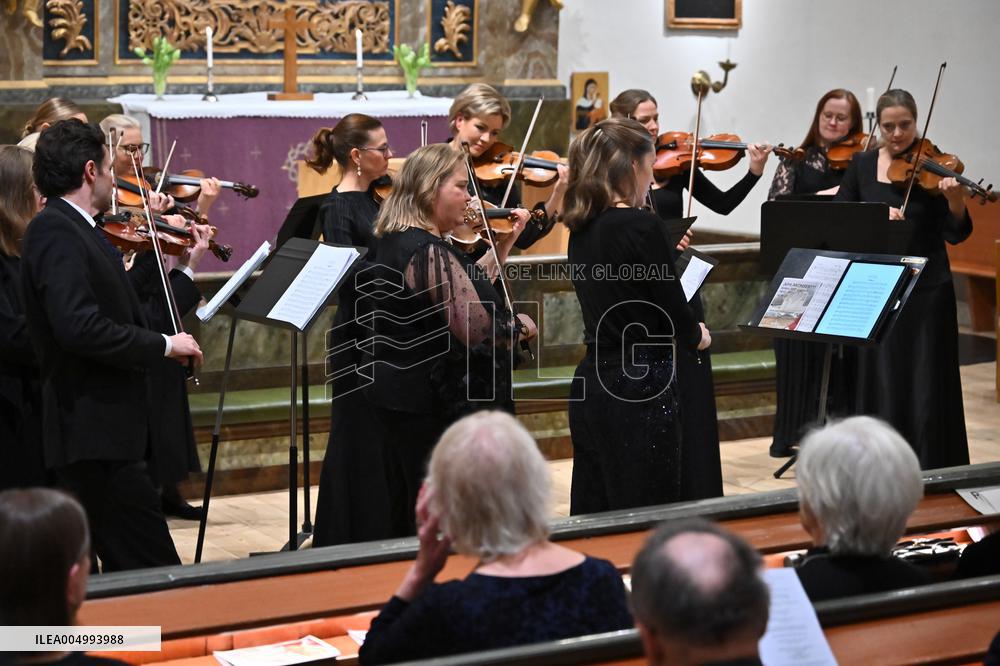 SWEDEN ROYALS ANNIVERSARY CONCERT THE CHURCH OF FINLAND