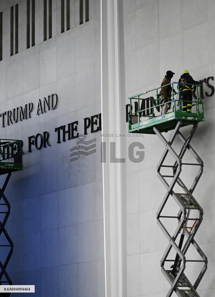 Kennedy Center To Be Renamed The Trump-Kennedy Center- Washington