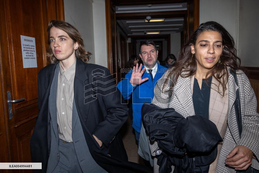 Christophe Ruggia On Trial For Sexual Assault Against Adele Haenel - Paris