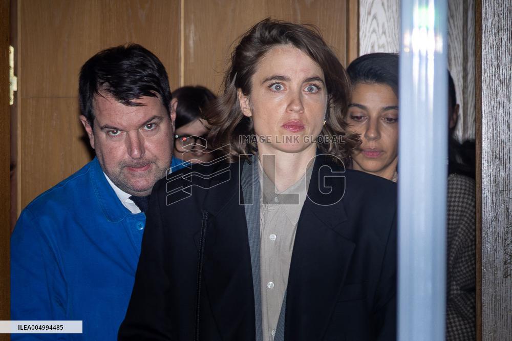 Christophe Ruggia On Trial For Sexual Assault Against Adele Haenel - Paris