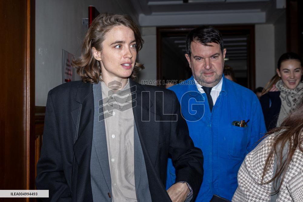 Christophe Ruggia On Trial For Sexual Assault Against Adele Haenel - Paris
