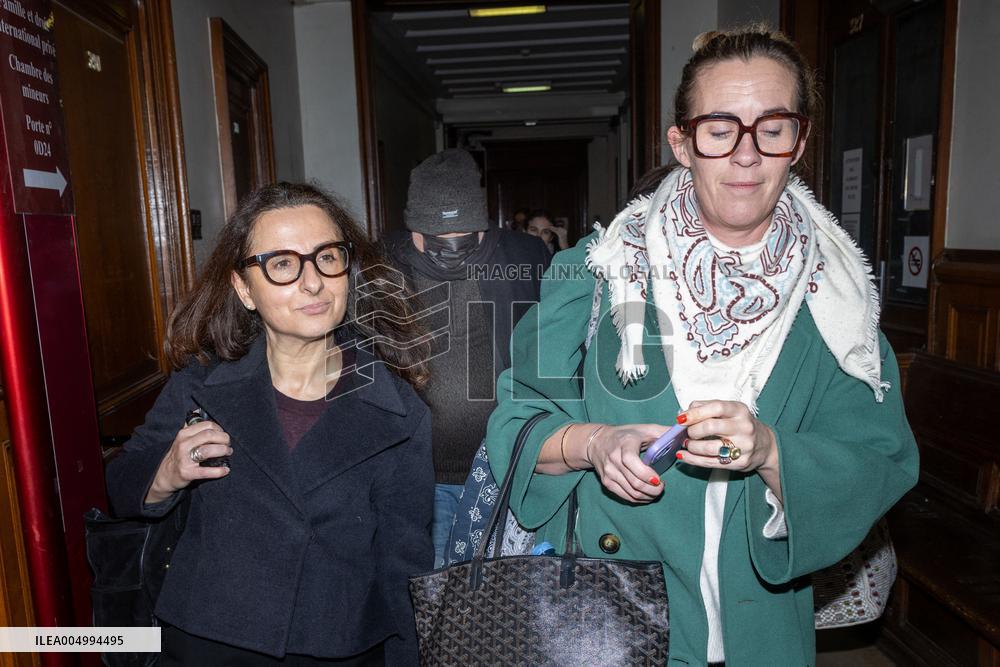 Christophe Ruggia On Trial For Sexual Assault Against Adele Haenel - Paris