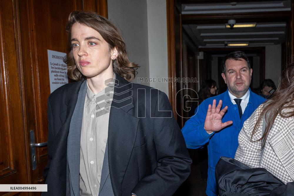 Christophe Ruggia On Trial For Sexual Assault Against Adele Haenel - Paris