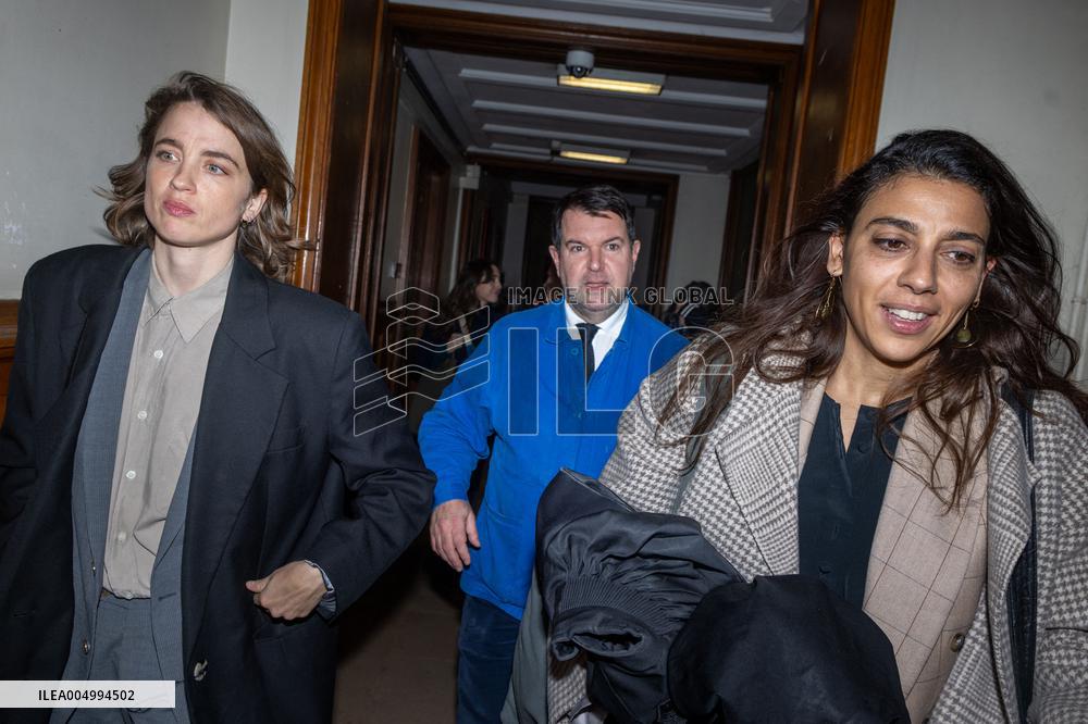 Christophe Ruggia On Trial For Sexual Assault Against Adele Haenel - Paris