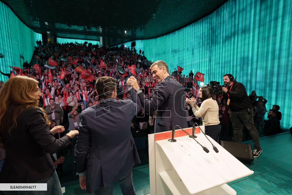 PSOE Campaign Closing Event In Villanueva de la Serena - Spain