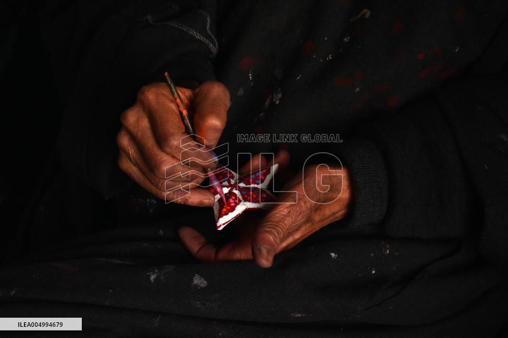 Production of Paper Mache Christmas Ornaments - India