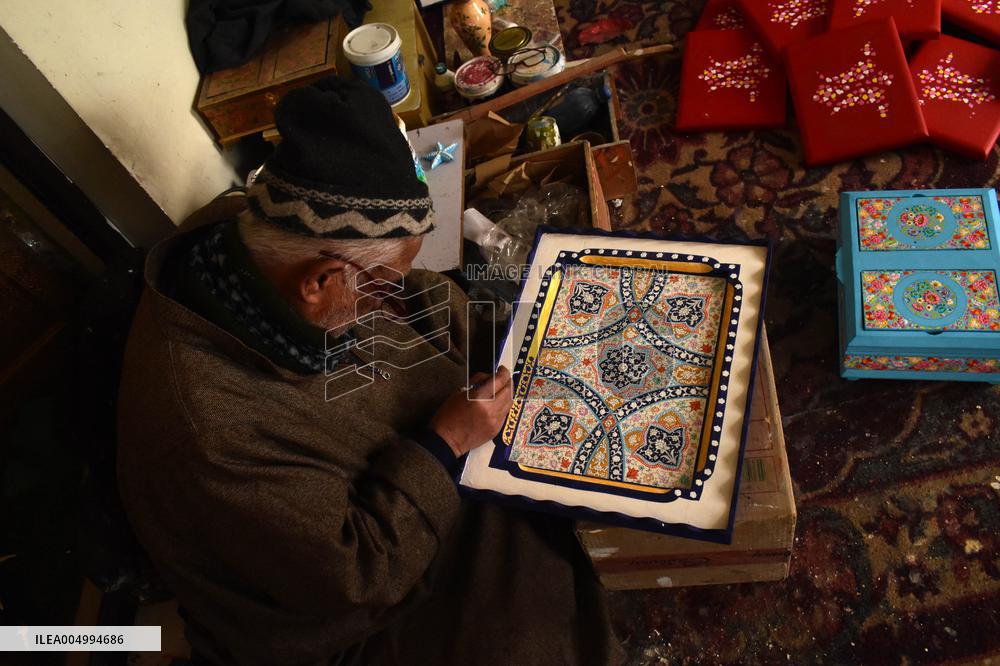 Production of Paper Mache Christmas Ornaments - India