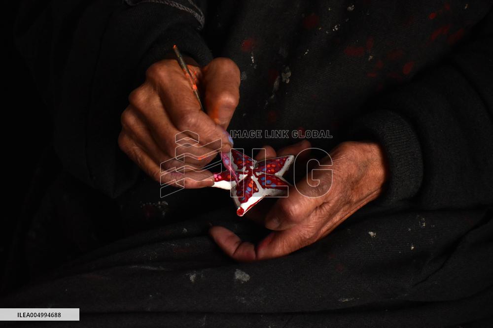 Production of Paper Mache Christmas Ornaments - India