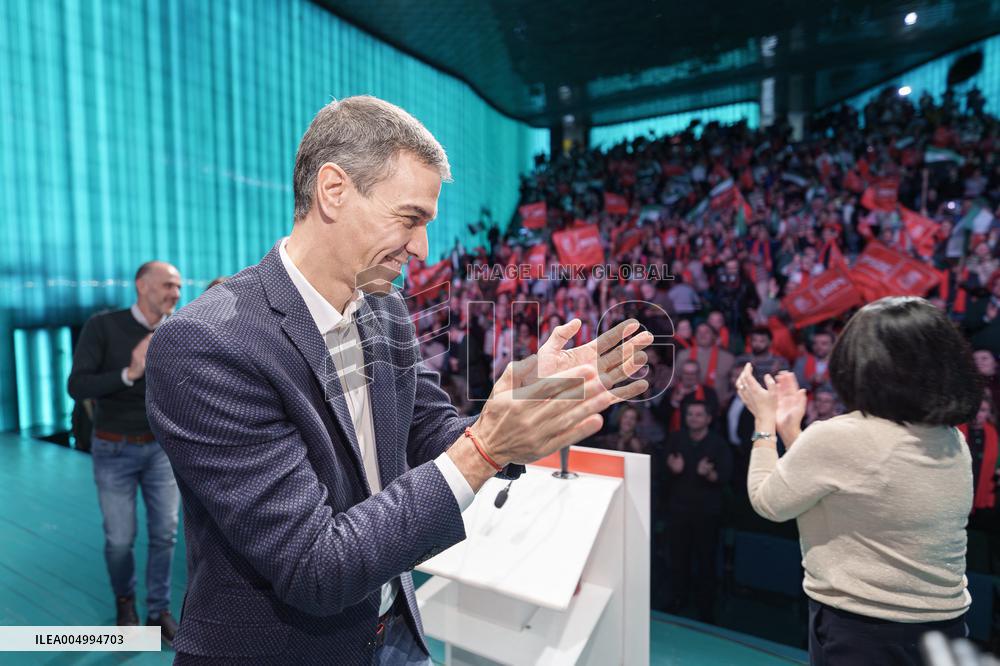PSOE Campaign Closing Event In Villanueva de la Serena - Spain