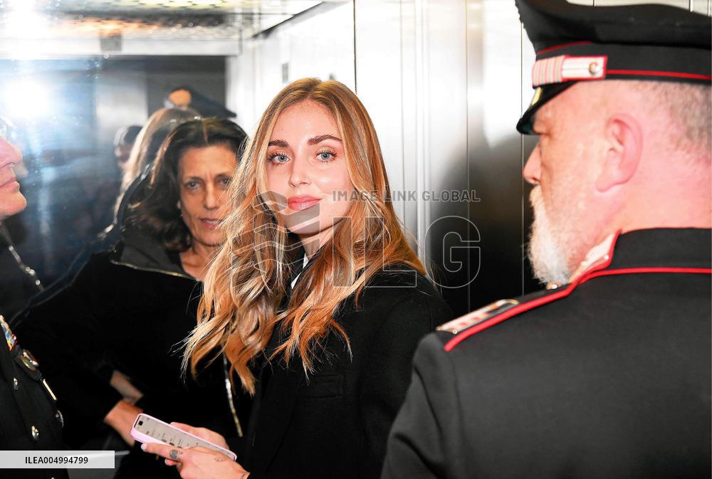 Chiara Ferragni in Court for the Pandoro Gate Trial - Milan