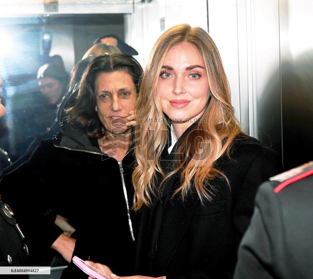Chiara Ferragni in Court for the Pandoro Gate Trial - Milan