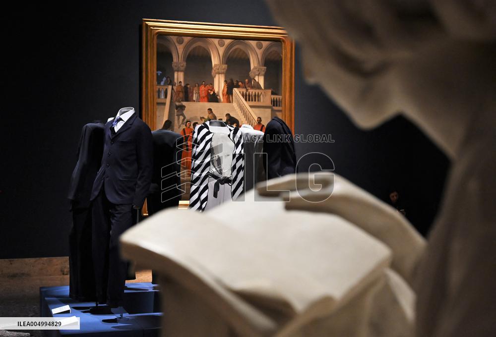 Milan, Italy Giorgio Armani.Milan, for love exhibition at the Brera Art Gallery