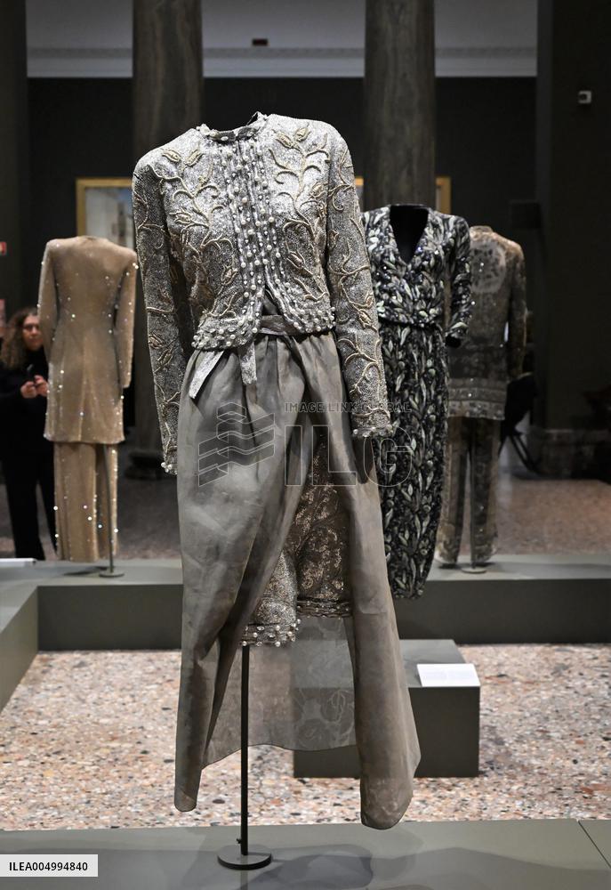 Milan, Italy Giorgio Armani.Milan, for love exhibition at the Brera Art Gallery