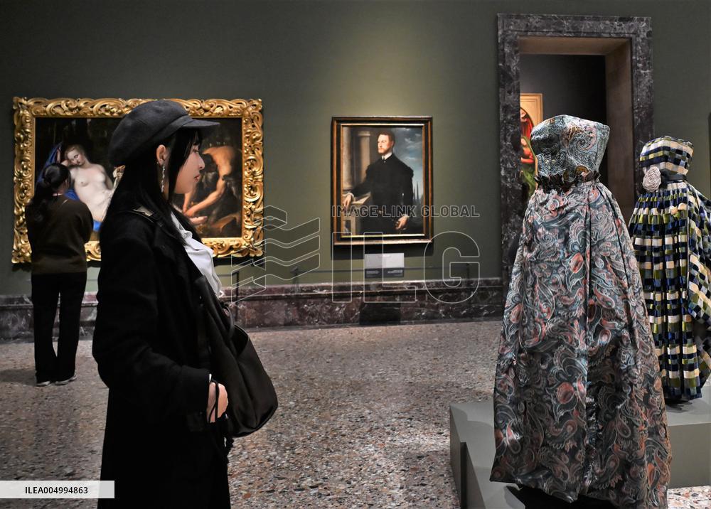 Milan, Italy Giorgio Armani.Milan, for love exhibition at the Brera Art Gallery