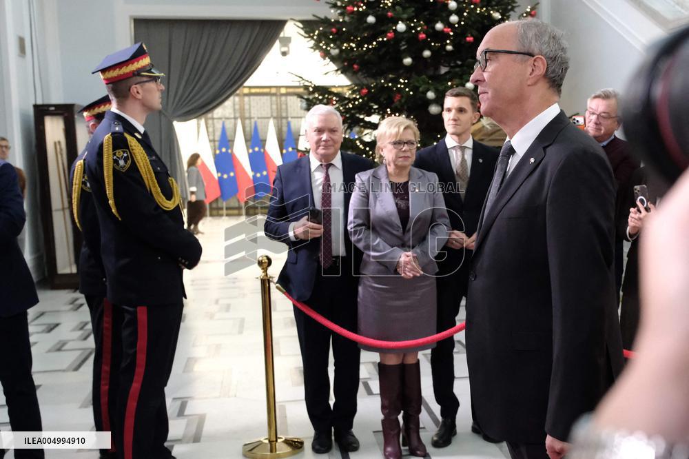 President of Ukraine Volodymyr Zelensky in the Sejm - Poland