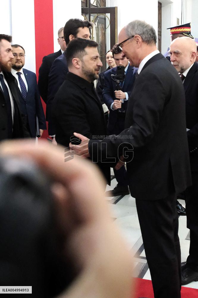 President of Ukraine Volodymyr Zelensky in the Sejm - Poland