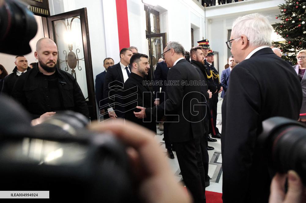 President of Ukraine Volodymyr Zelensky in the Sejm - Poland