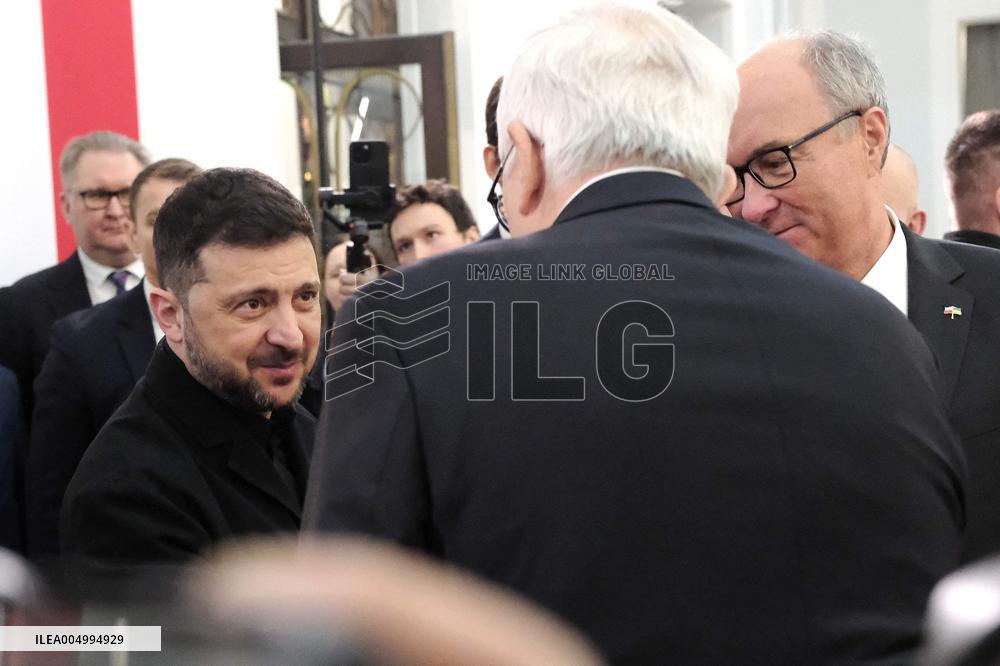 President of Ukraine Volodymyr Zelensky in the Sejm - Poland