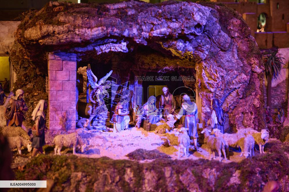 Nativity Scene at Madrid City Hall - Spain