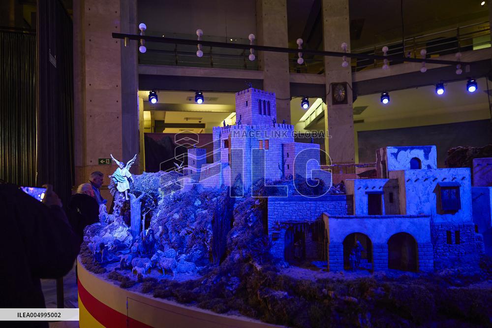 Nativity Scene at Madrid City Hall - Spain