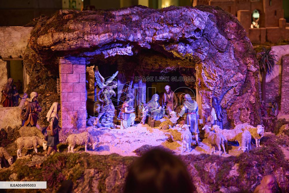 Nativity Scene at Madrid City Hall - Spain
