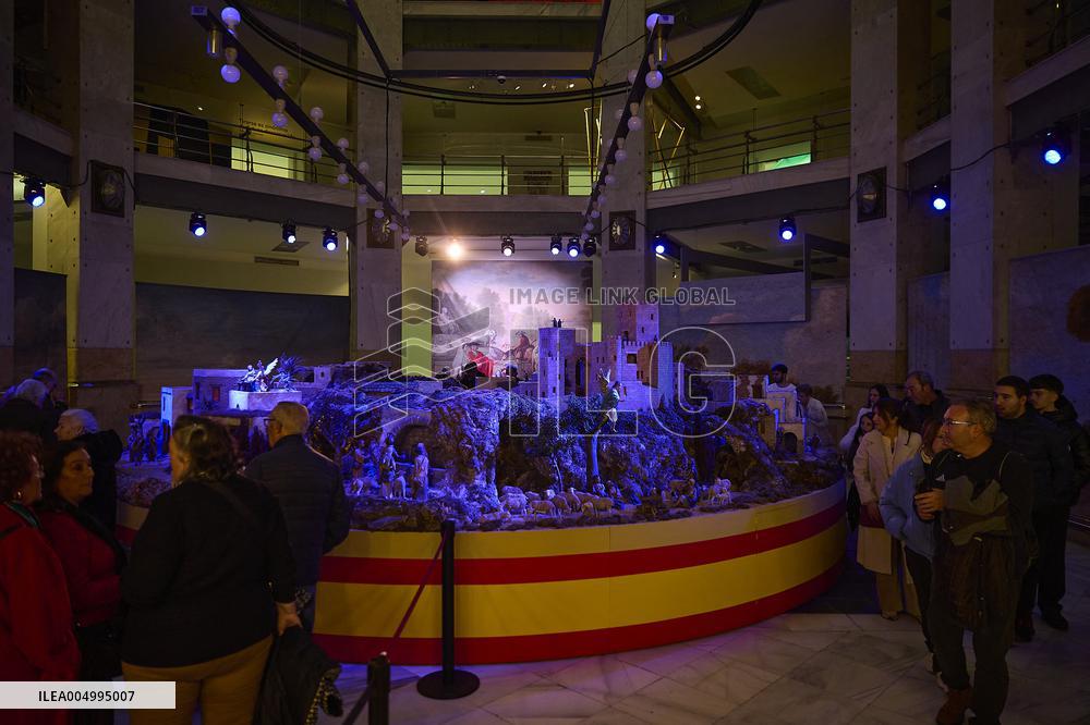 Nativity Scene at Madrid City Hall - Spain