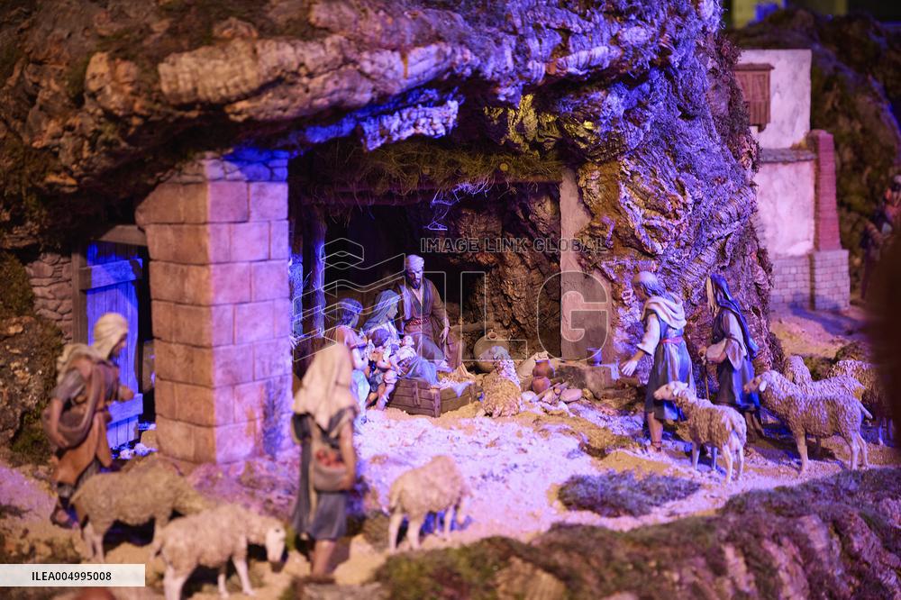 Nativity Scene at Madrid City Hall - Spain