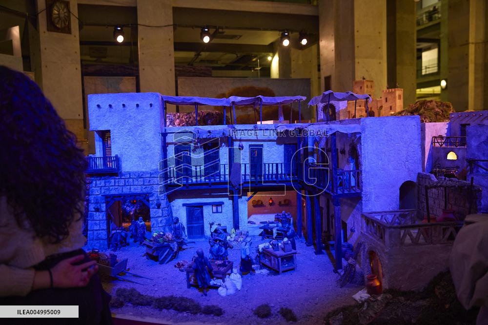 Nativity Scene at Madrid City Hall - Spain