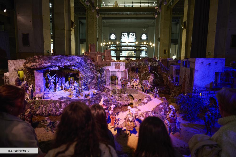 Nativity Scene at Madrid City Hall - Spain