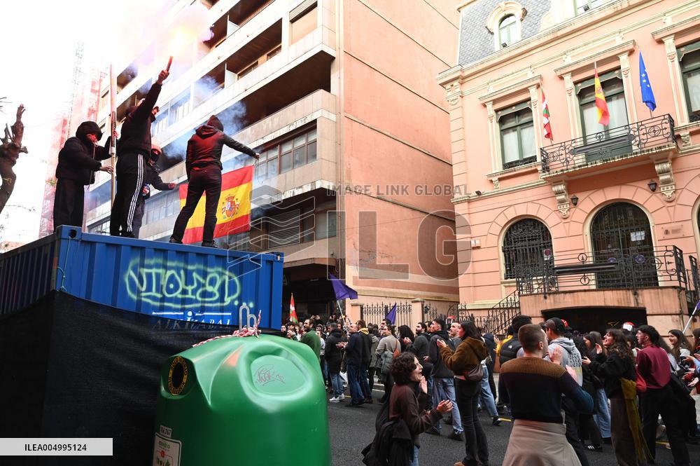 Demonstration for Independence Called by Ernai - Bilbao