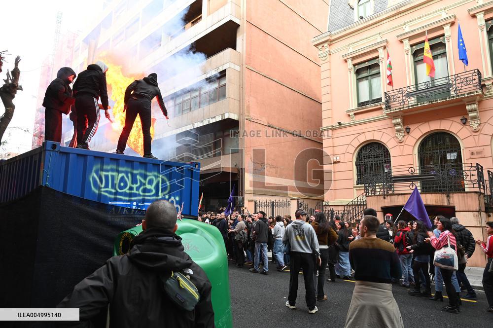 Demonstration for Independence Called by Ernai - Bilbao