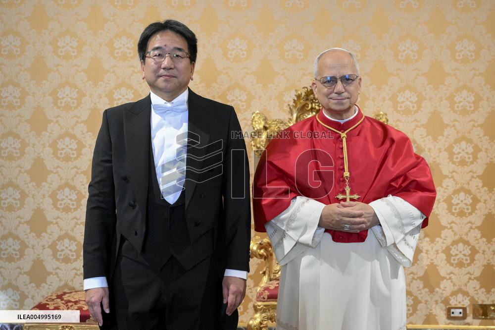 Pope Leo XIV Receives The Ambassador of Japan - Vatican