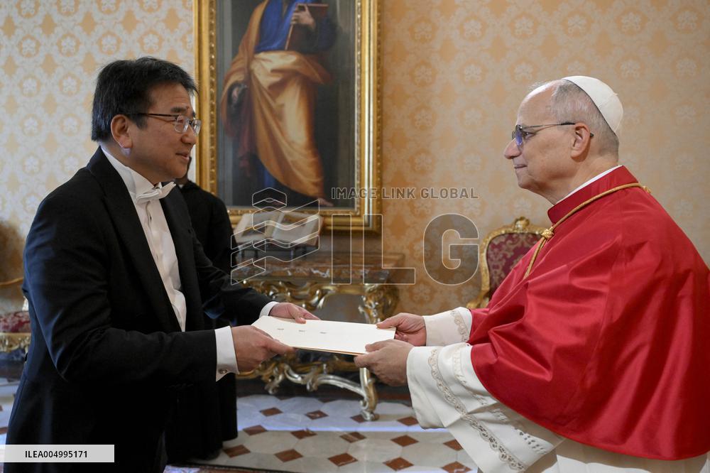 Pope Leo XIV Receives The Ambassador of Japan - Vatican