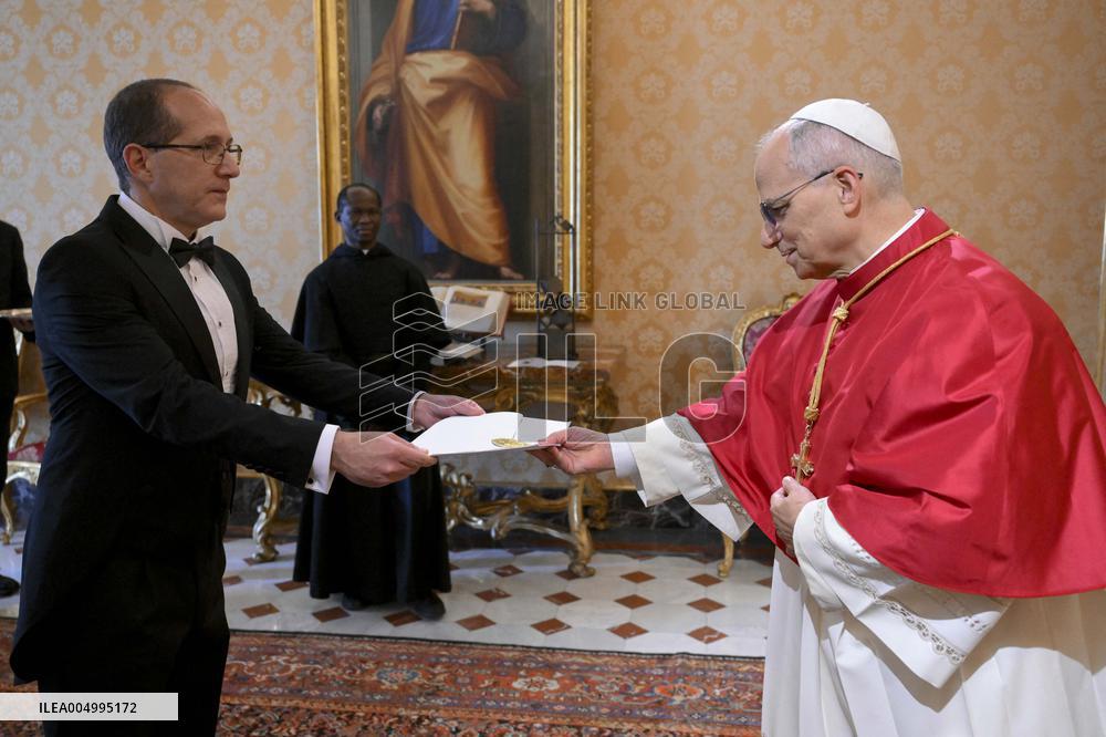 Pope Leo XIV Receives The Ambassador of Cuba - Vatican