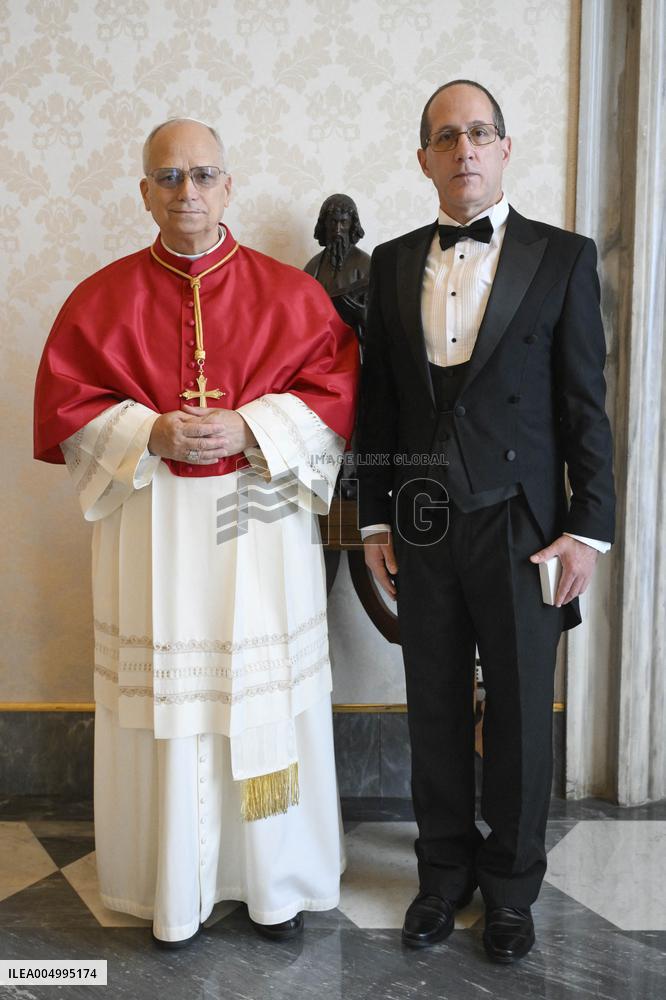 Pope Leo XIV Receives The Ambassador of Cuba - Vatican