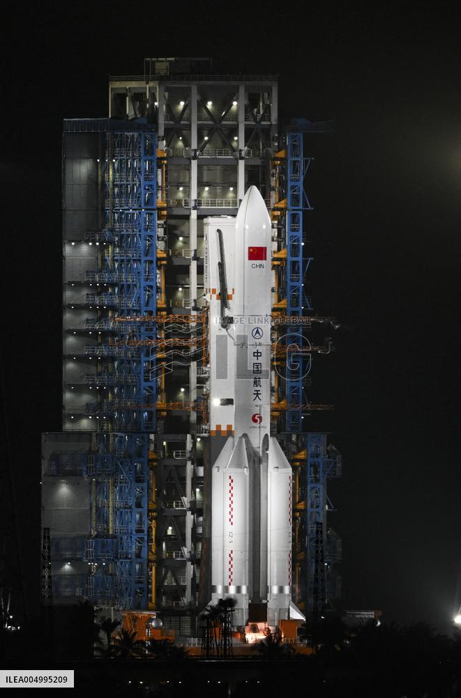 Test Satellite Launch From Wenchang - China