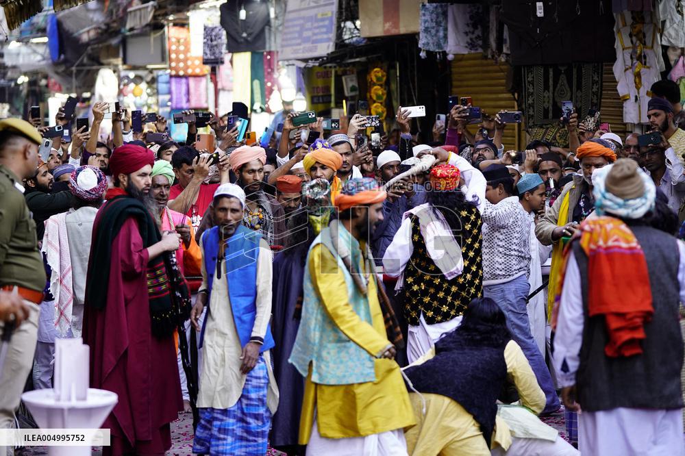 Religious Procession For The Annual Urs Festival - Rajasthan