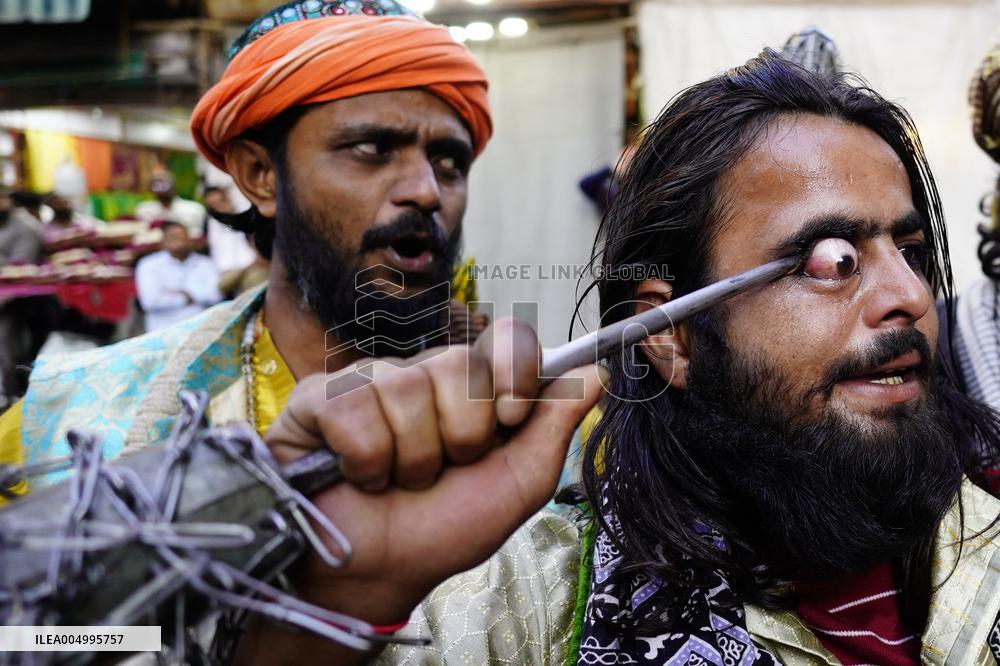 Religious Procession For The Annual Urs Festival - Rajasthan