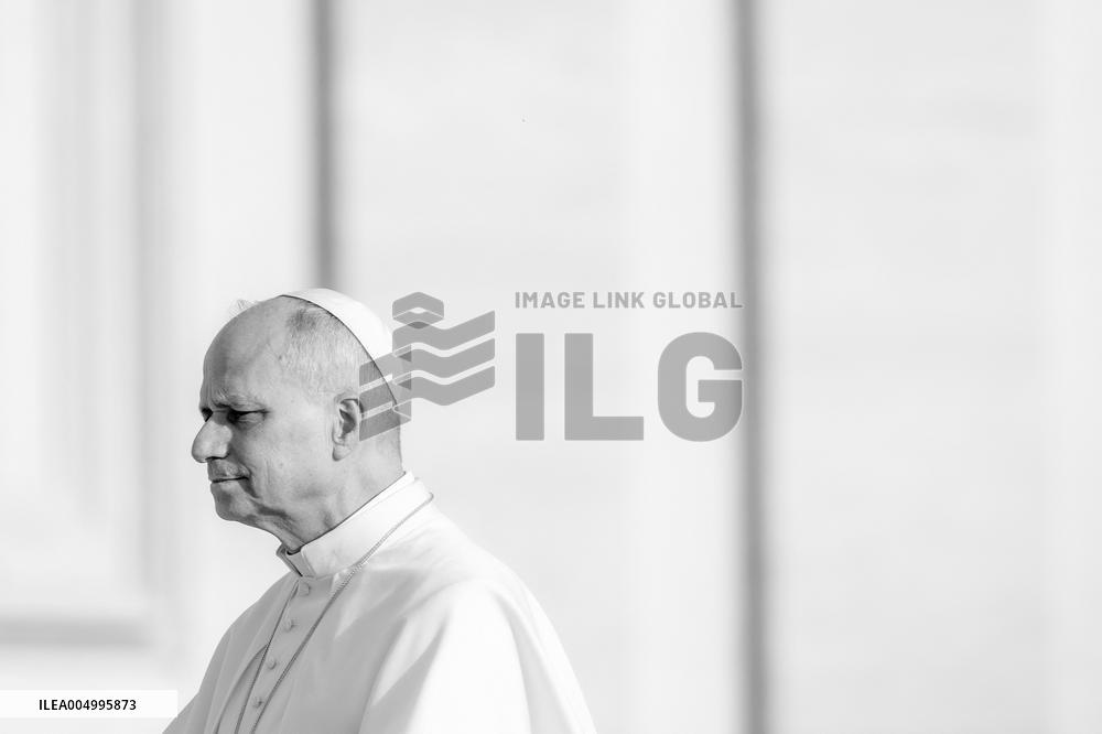 Pope Leo XIV during the last Jubilee audience in St. Peter's Square - Vatican