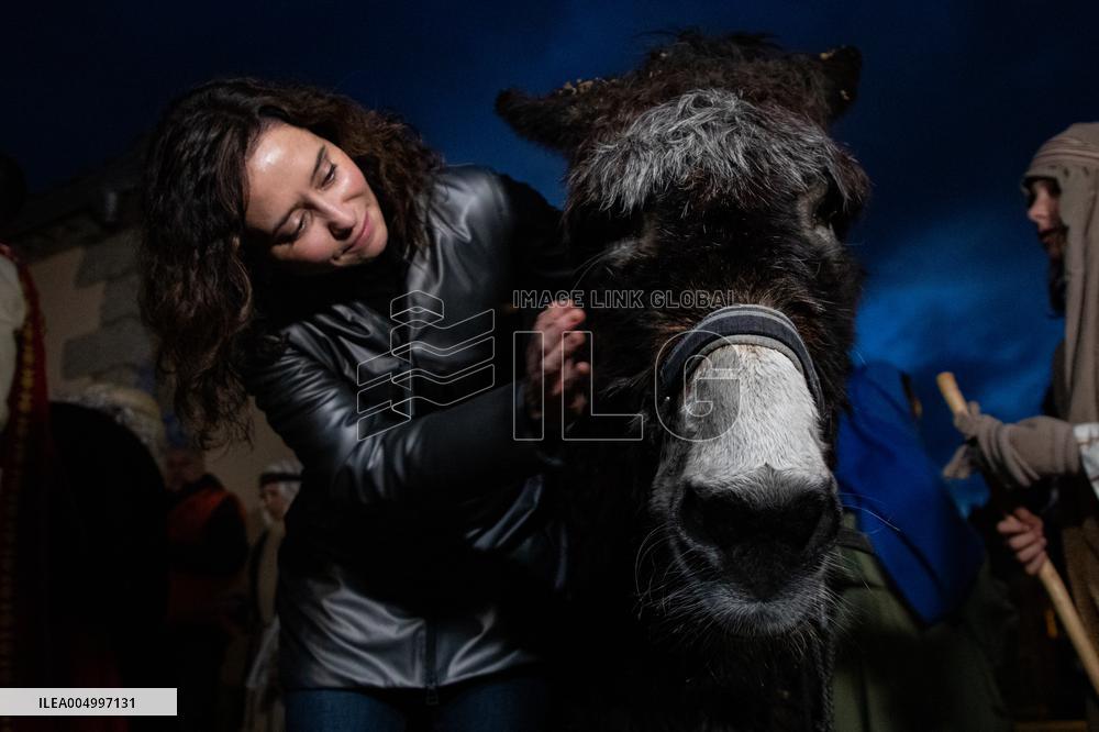 Living Nativity Scene In Buitrago de Lozoya - Spain