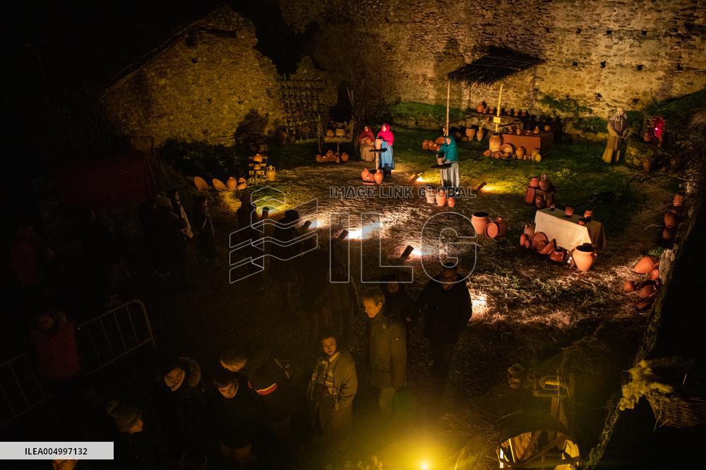 Living Nativity Scene In Buitrago de Lozoya - Spain