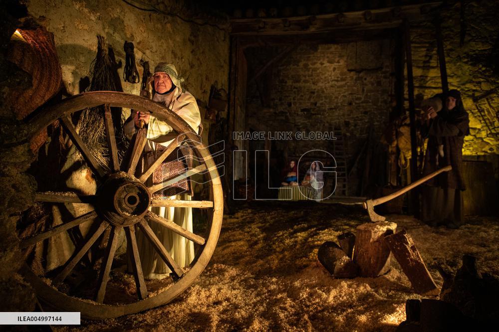 Living Nativity Scene In Buitrago de Lozoya - Spain